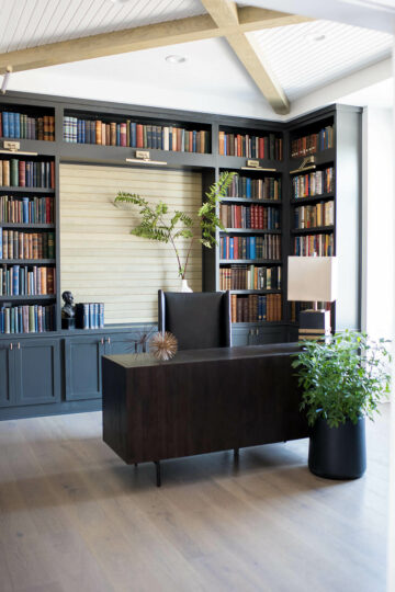 A well-read home office