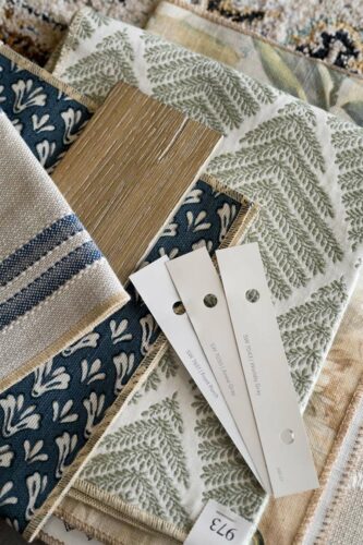 Upholstery fabrics in Everything Home interiors showroom
